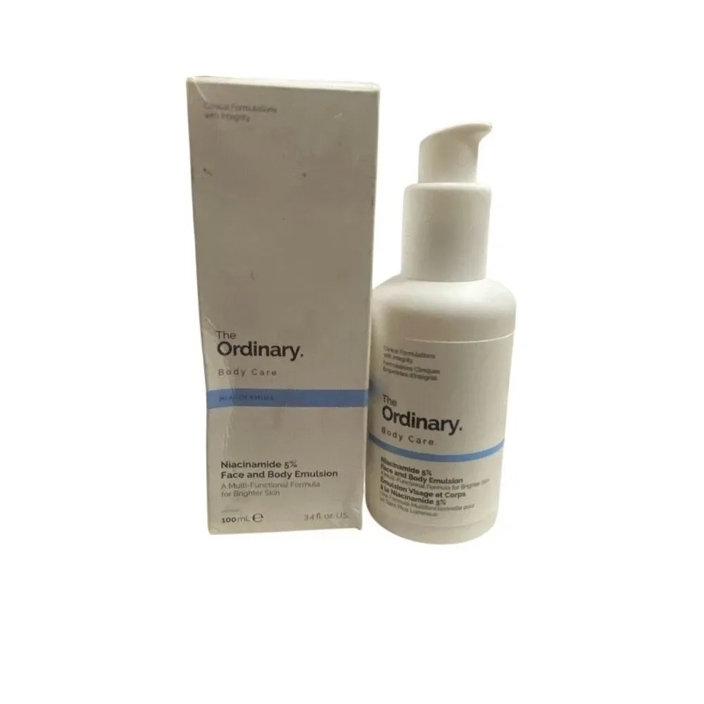 The Ordinary Niacinamide 5% Face & Body Emulsion 200mL Brightening Moisturizer